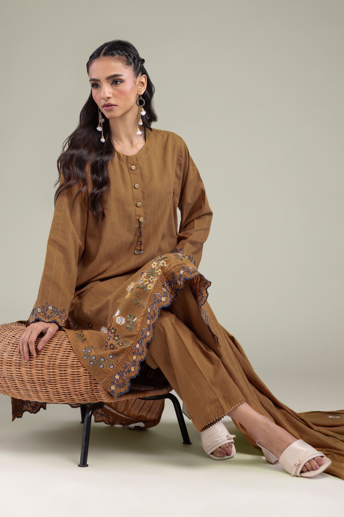 Cotton Longline Kurta
