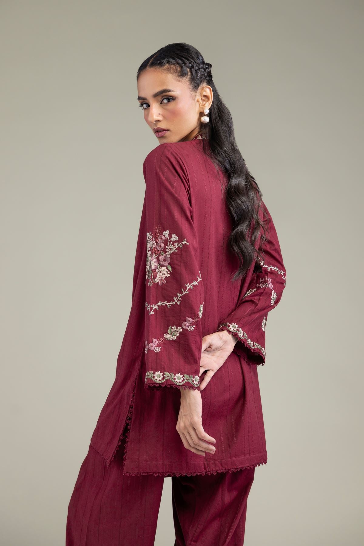 Floral Short Kurta