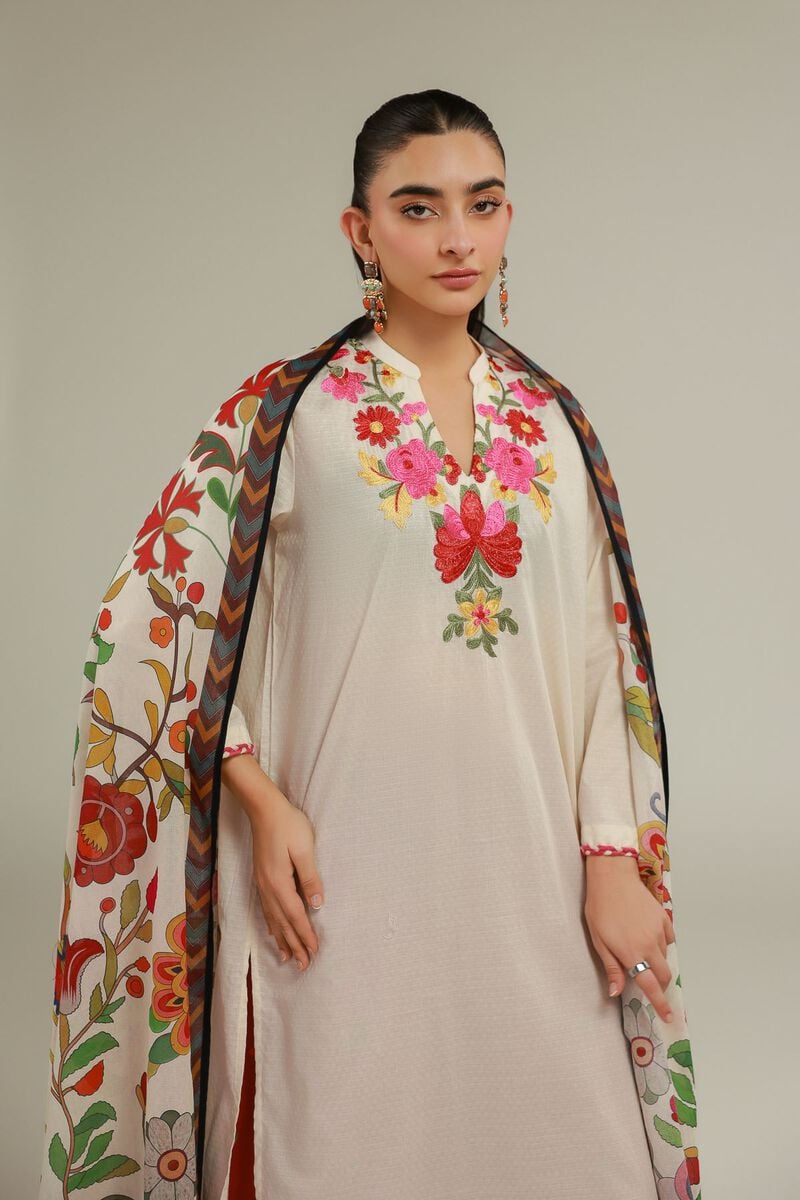 White Cotton Kurta