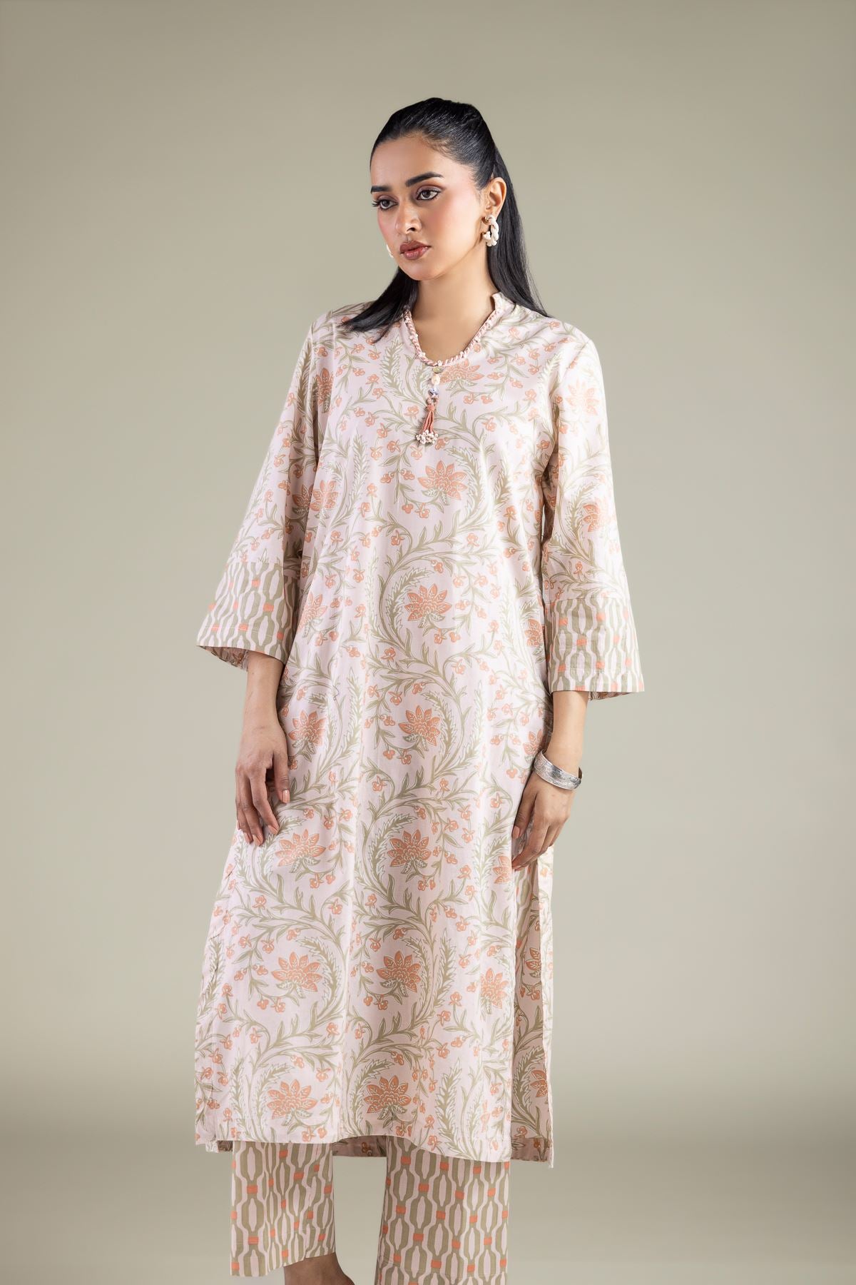 Printed Cambric Kurta