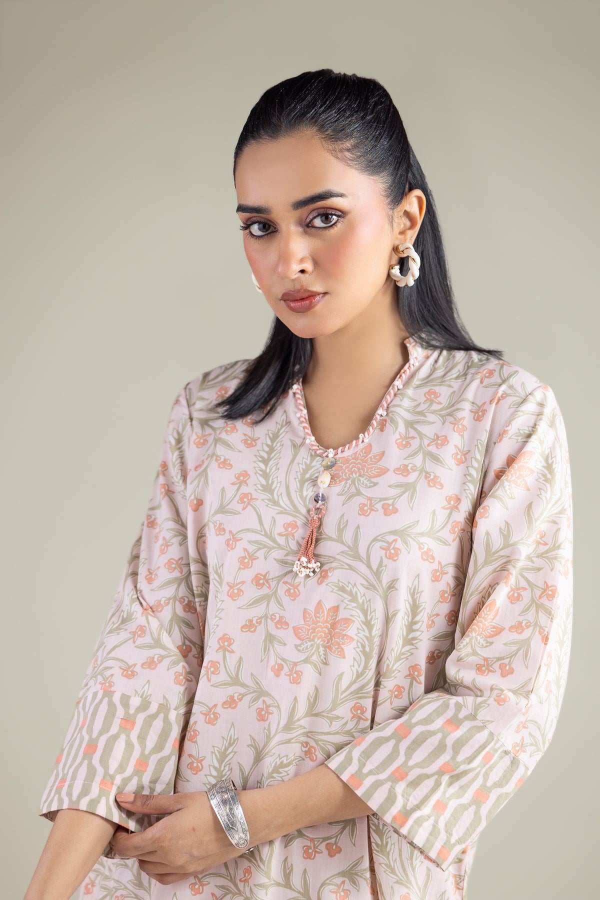 Printed Cambric Kurta