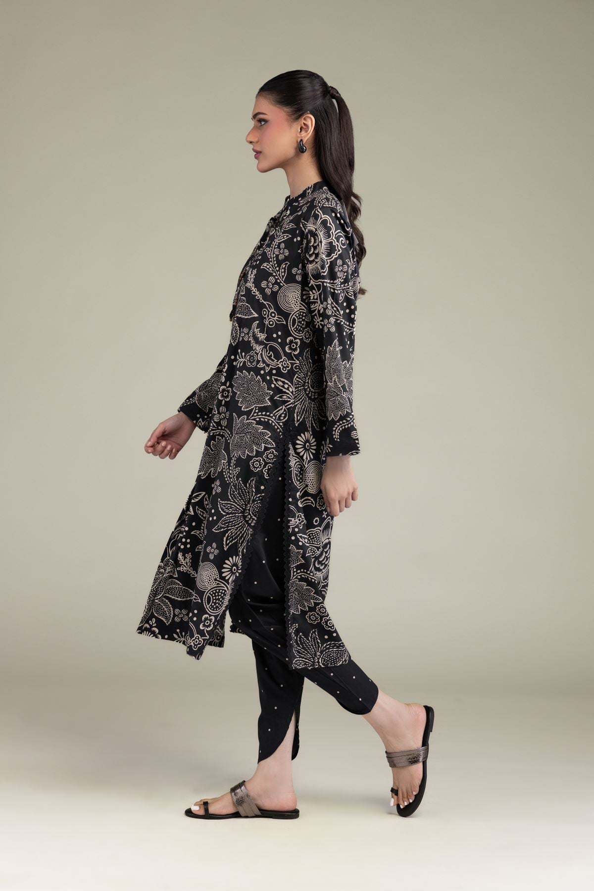 Black Cotton Shalwar