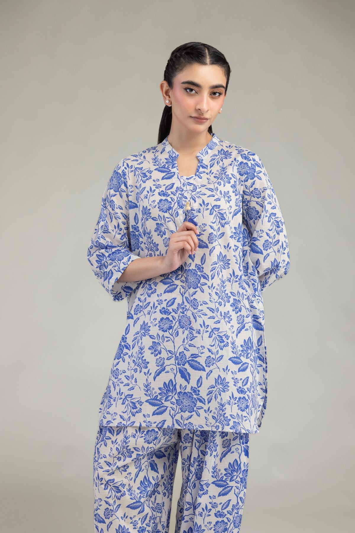 Floral Cotton Kurta