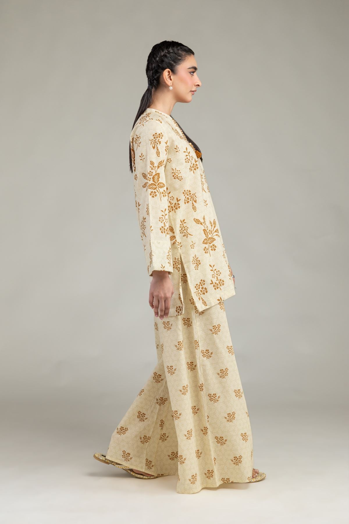 Floral Cotton Pants