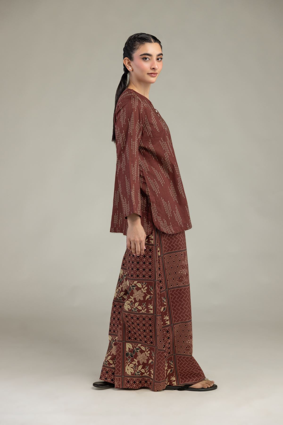 Floral Cotton Pants