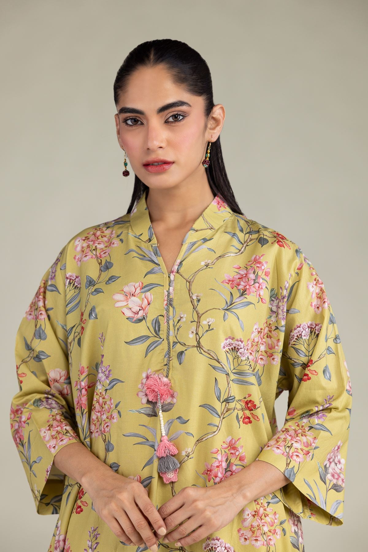 Solid Yellow Shalwar