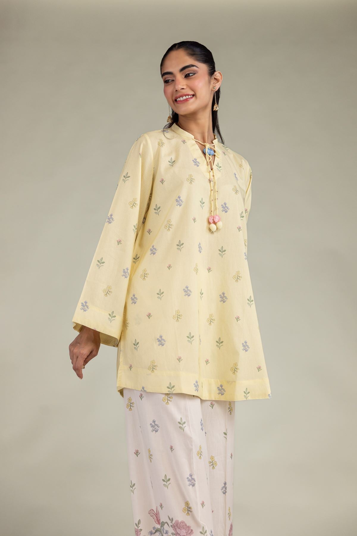 Short Yellow Kurta