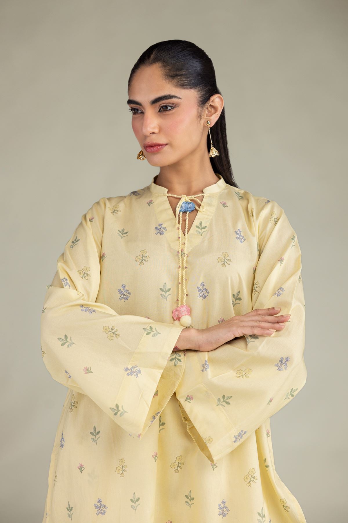 Short Yellow Kurta
