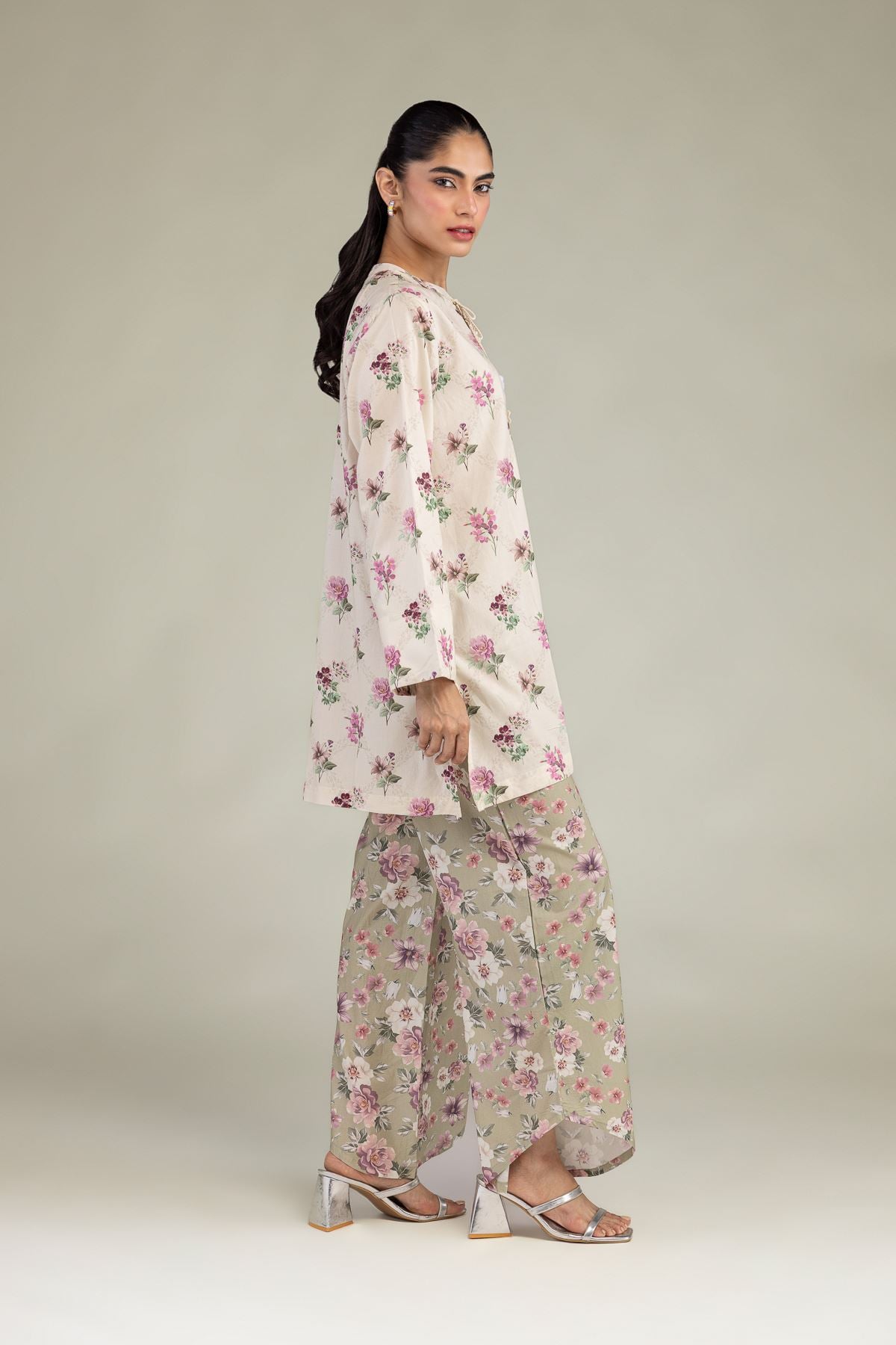 Printed Cotton Pants