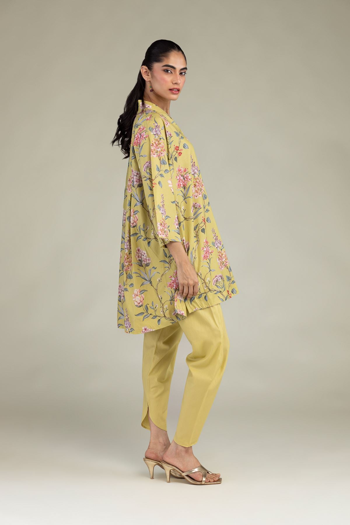 Solid Yellow Shalwar