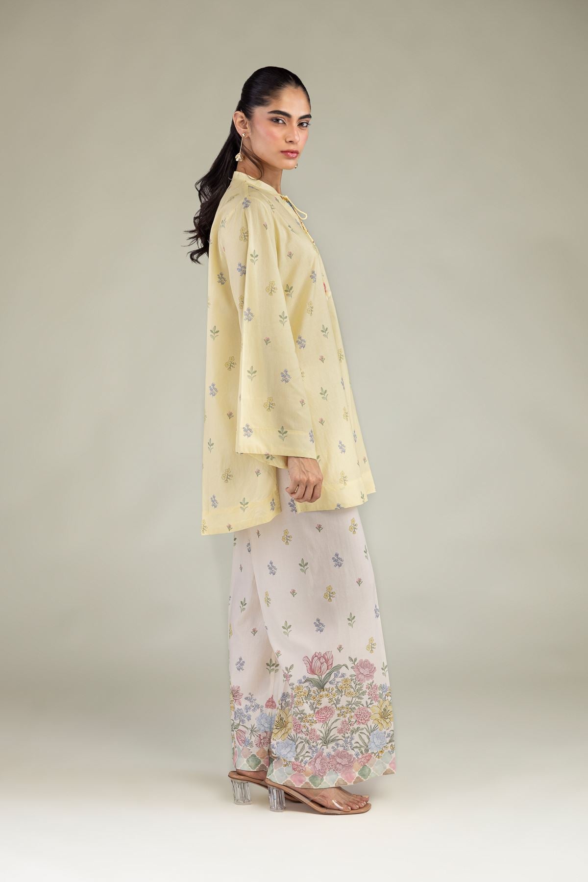 Floral Cotton Pants