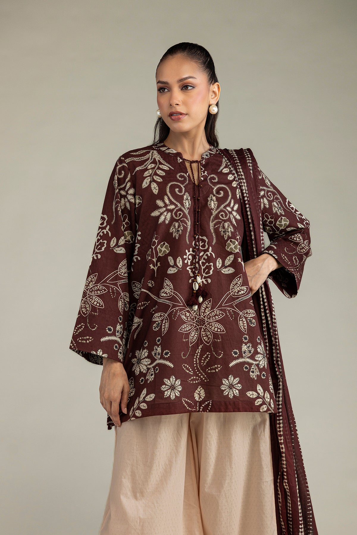 Floral Cotton Kurta