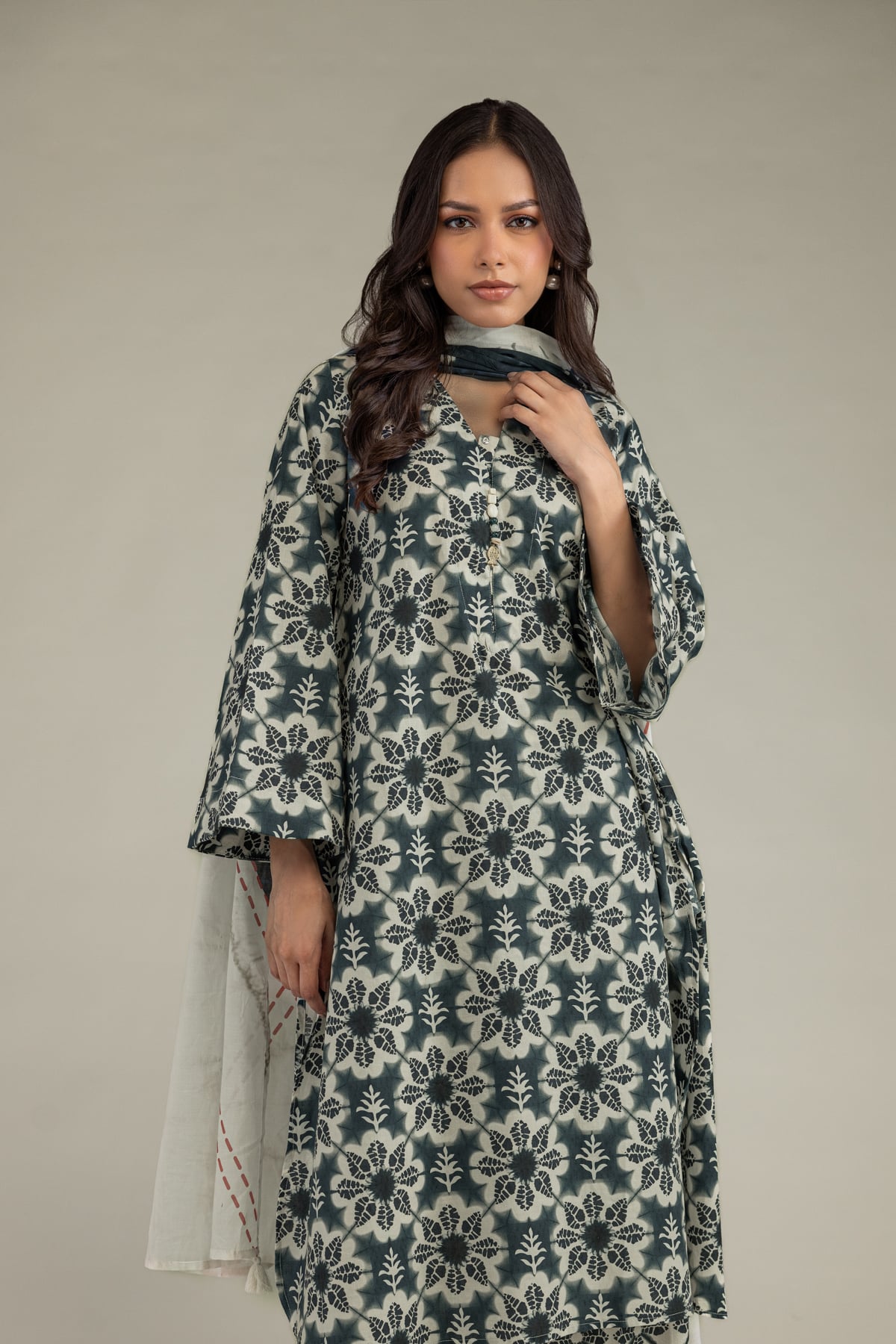 Floral Longline Kurta
