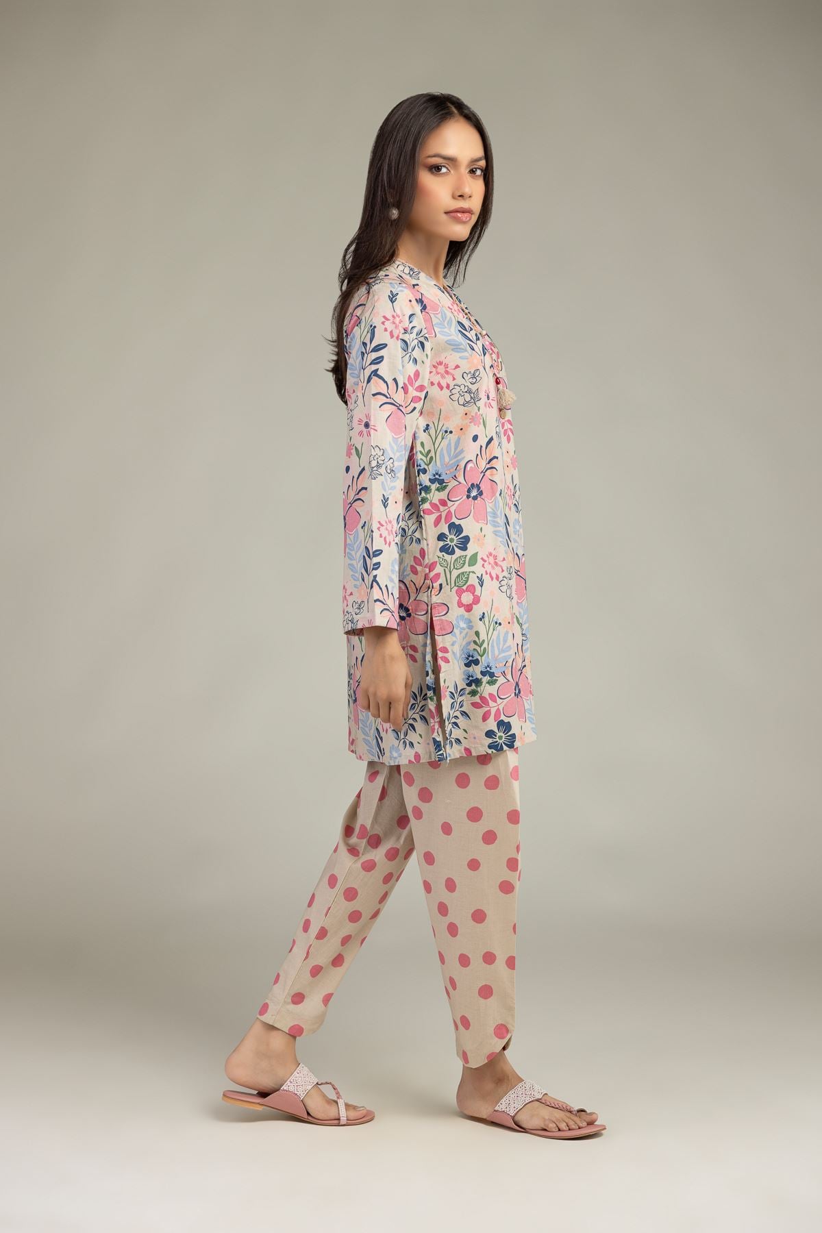 Beige Cambric Shalwar