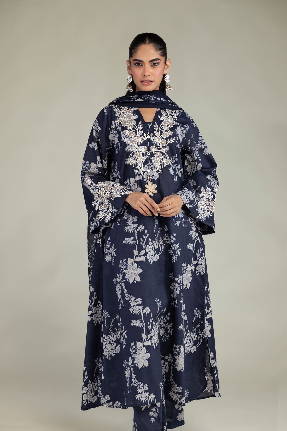 Long Cambric Kurta
