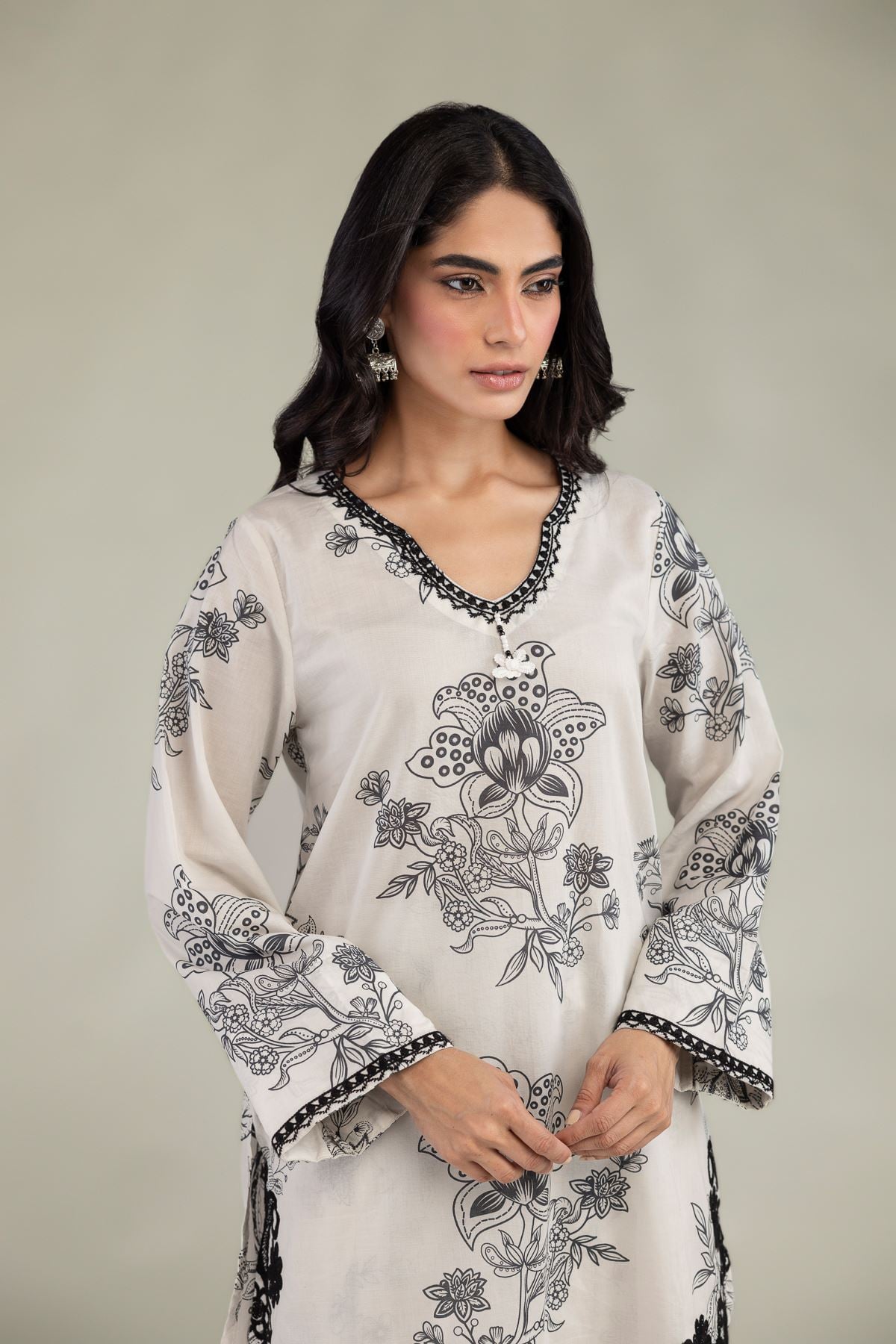Floral Cambric Shalwar