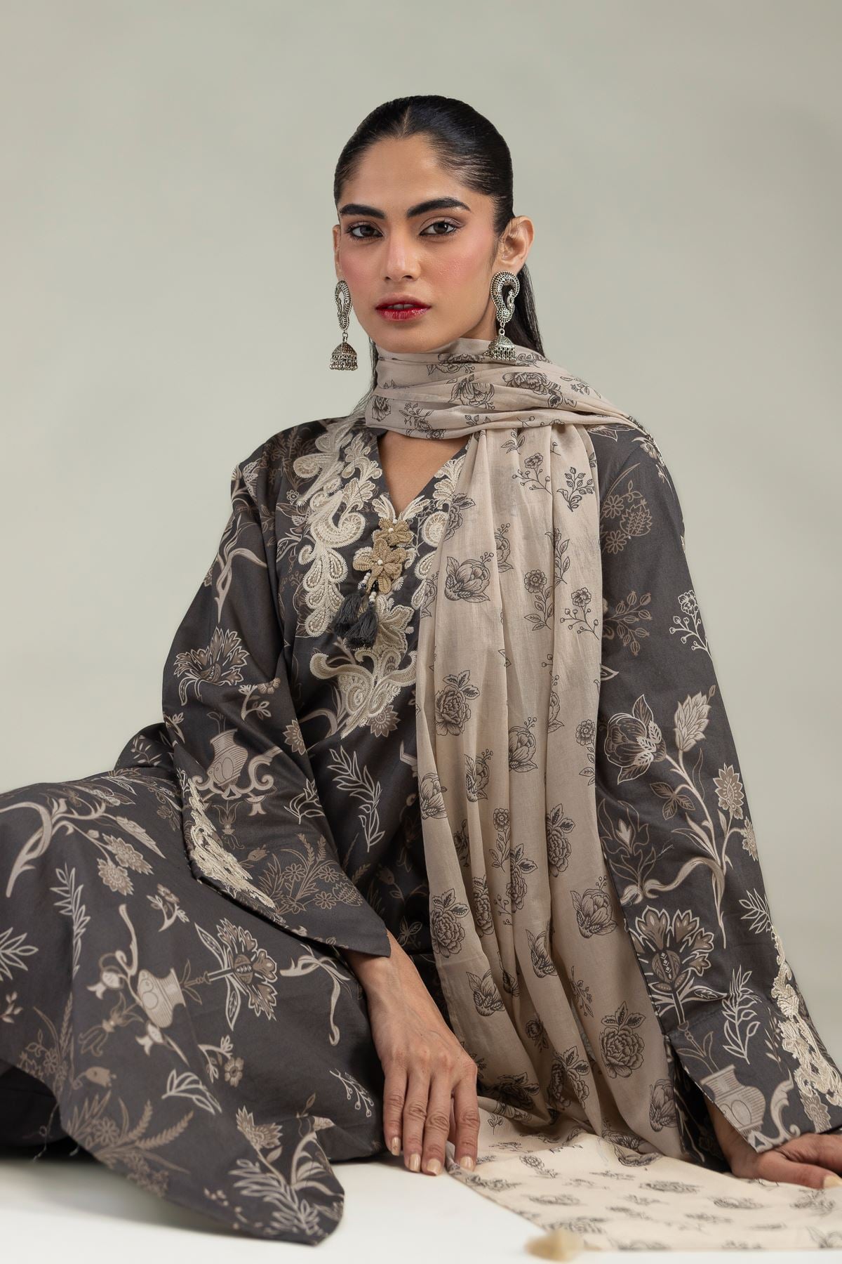 Cambric Longline Kurta