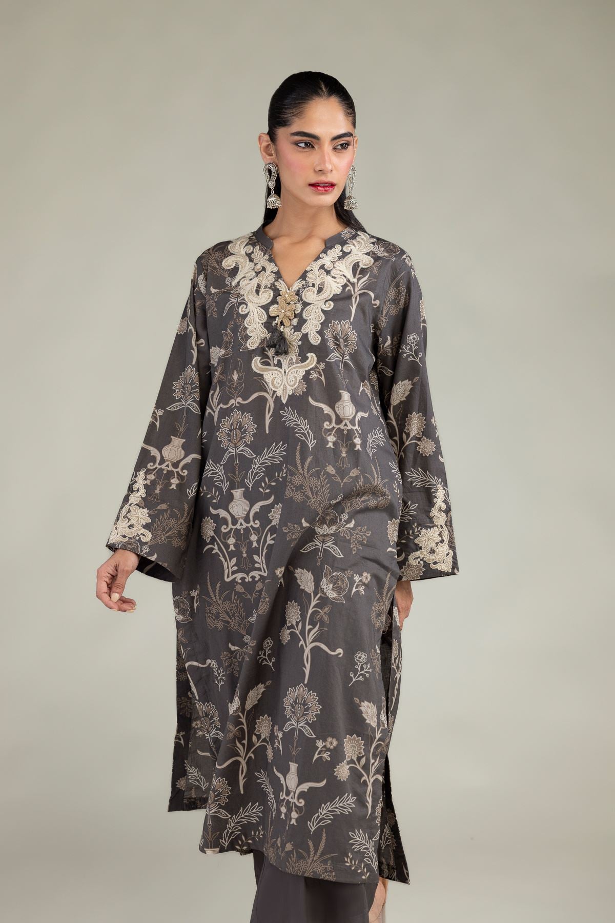 Cambric Longline Kurta