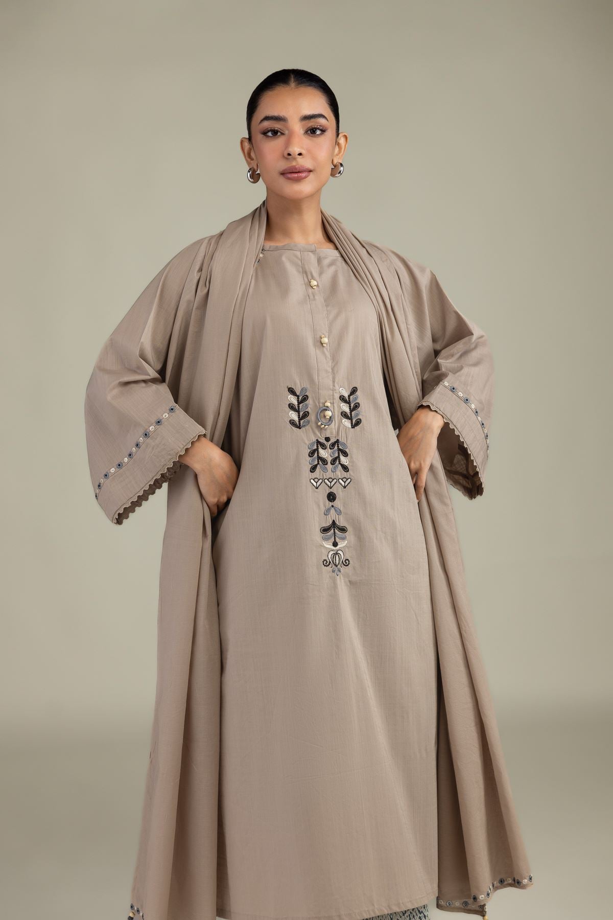 Textued Cotton Kurta