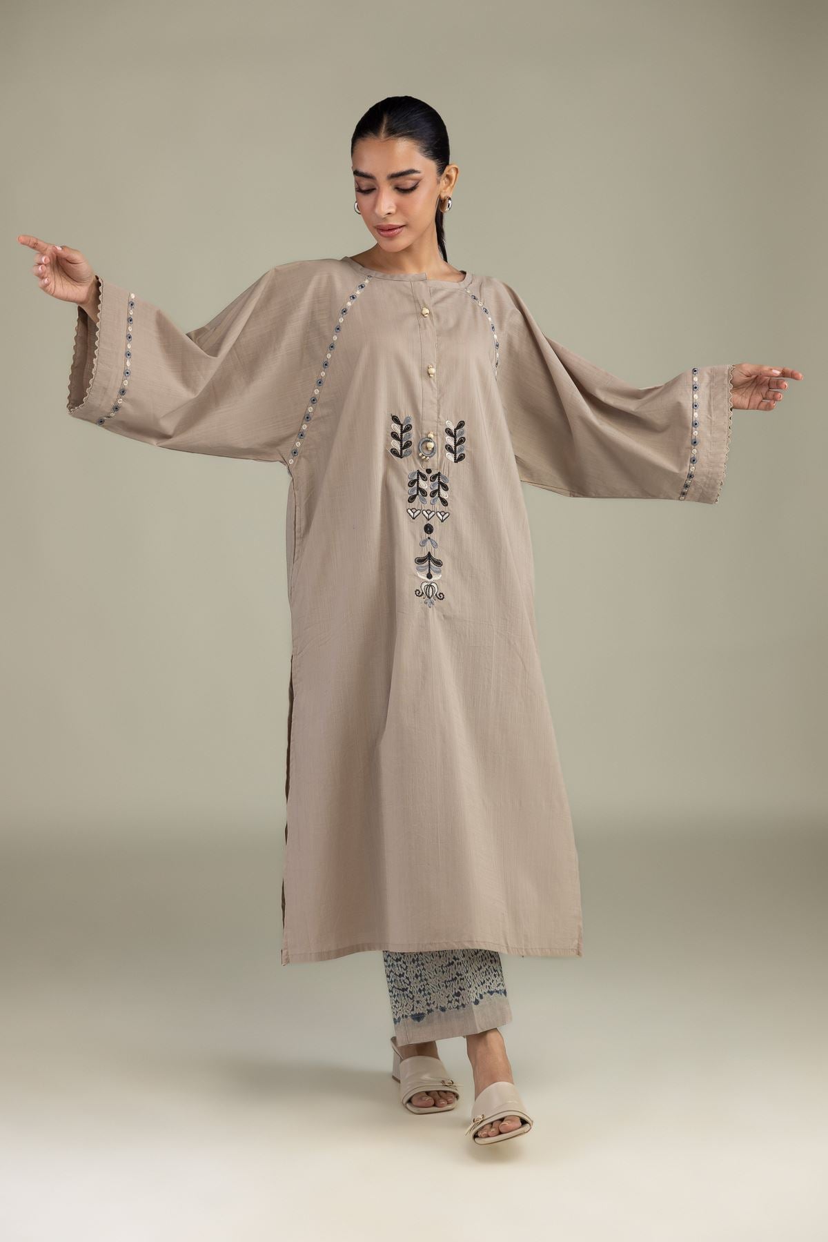 Textued Cotton Kurta