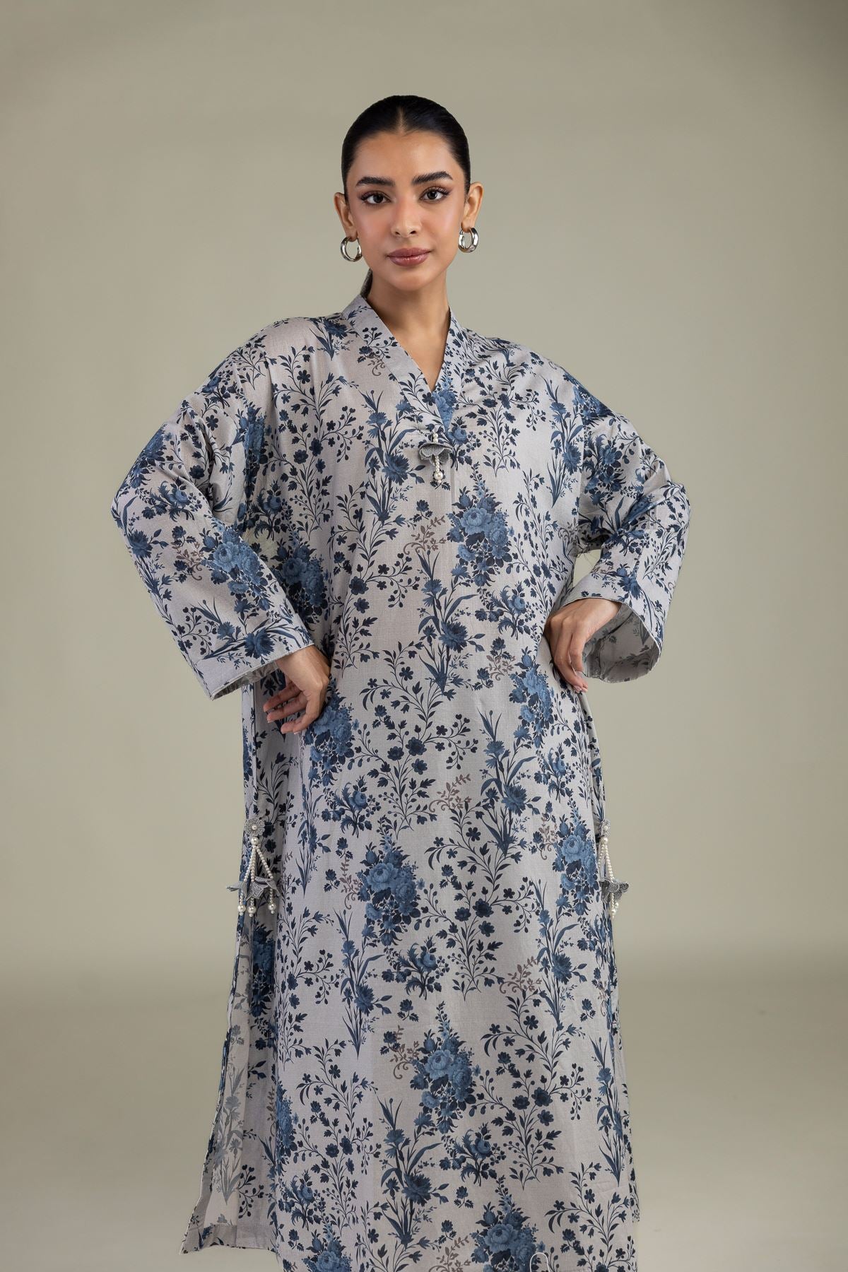 Floral Longline Kurta