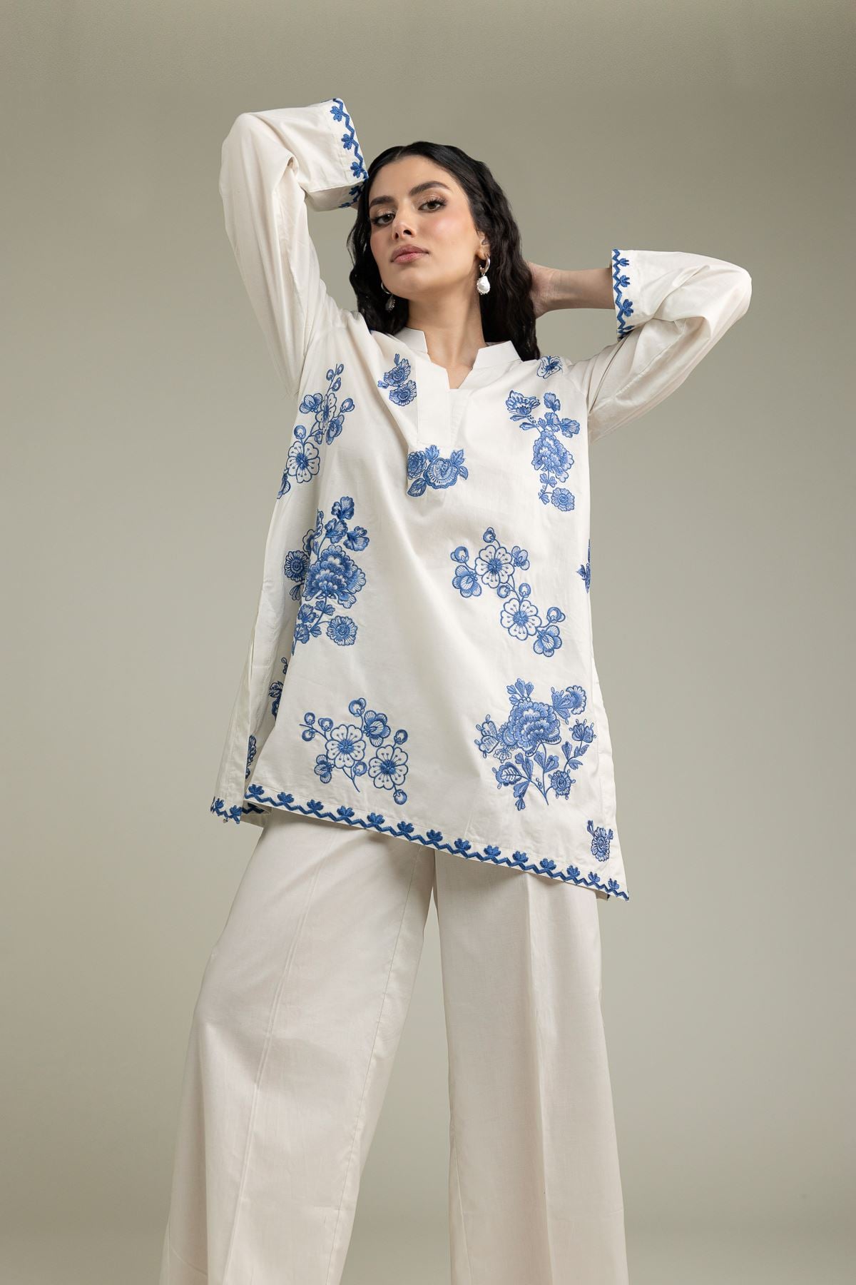 Short Cambric Kurta