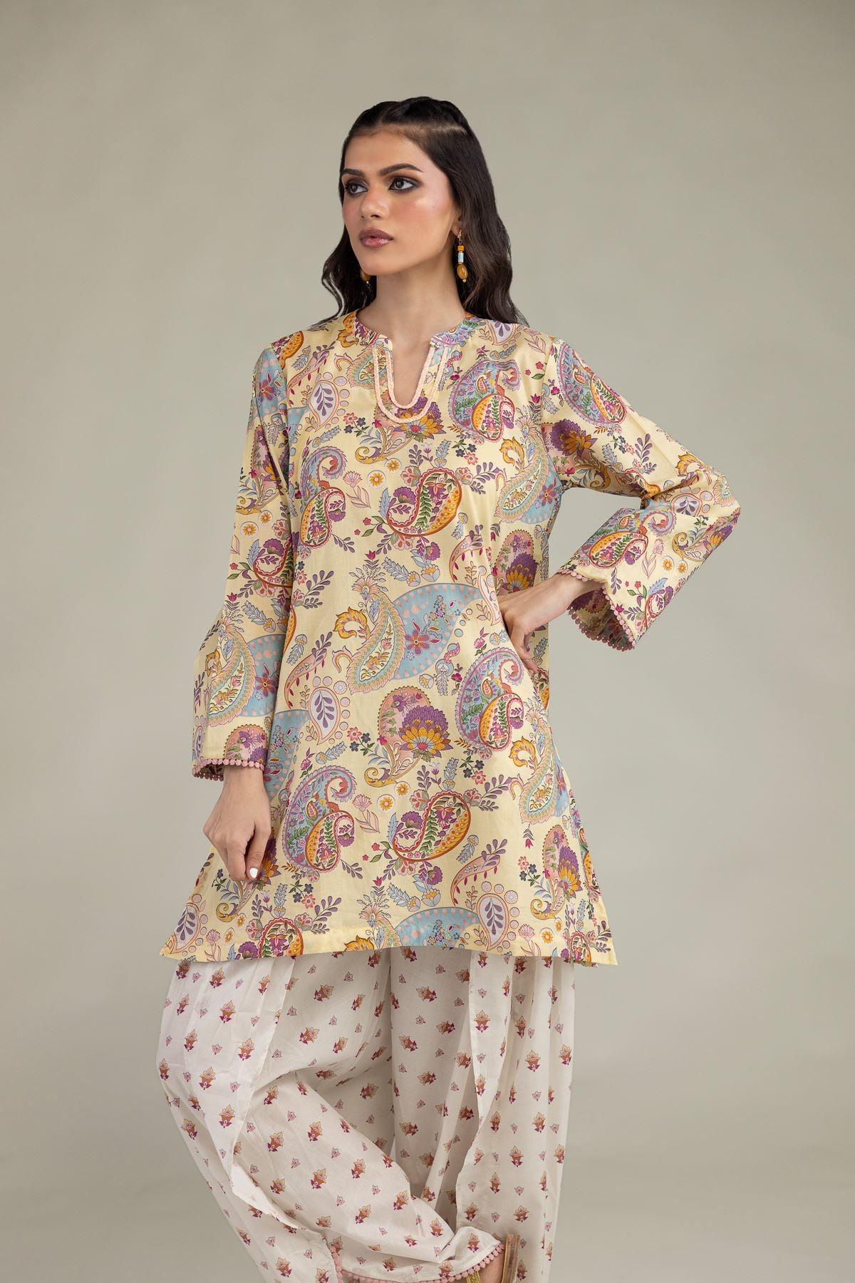 Short Cambric Kurta