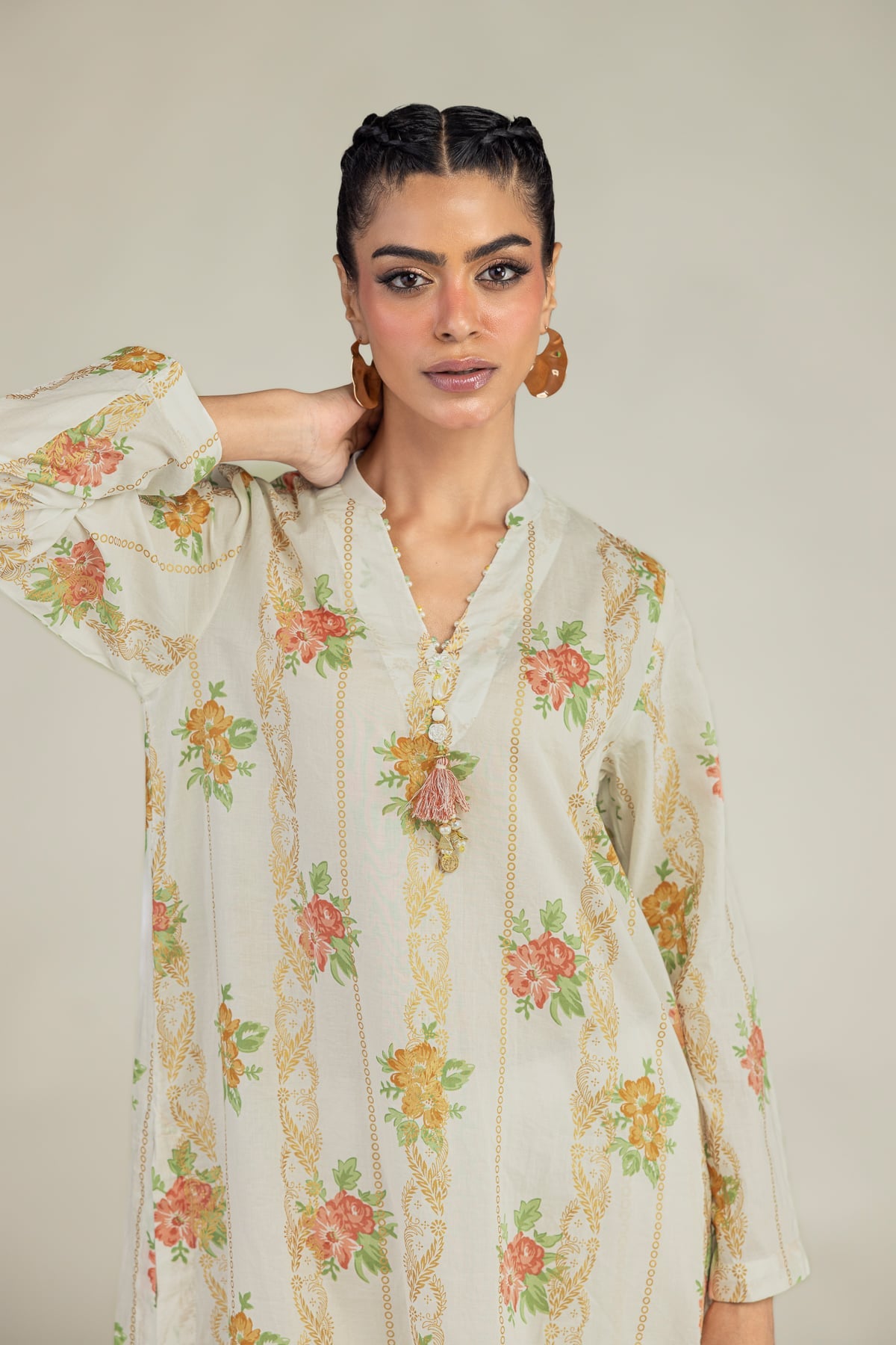 Long Cambric Kurta