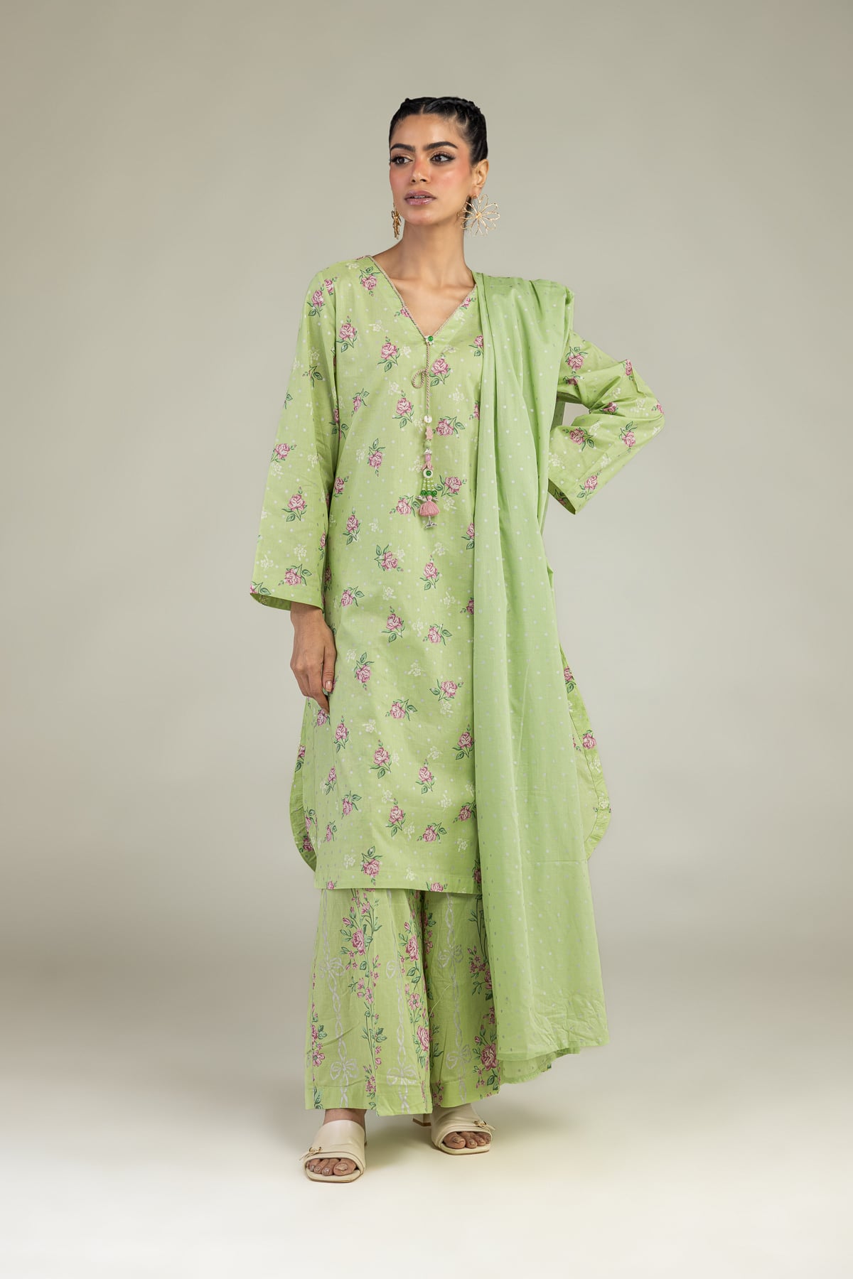 Floral Longline Kurta