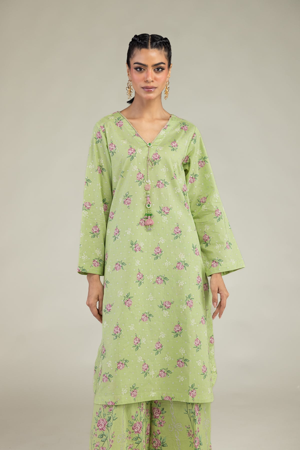 Floral Longline Kurta