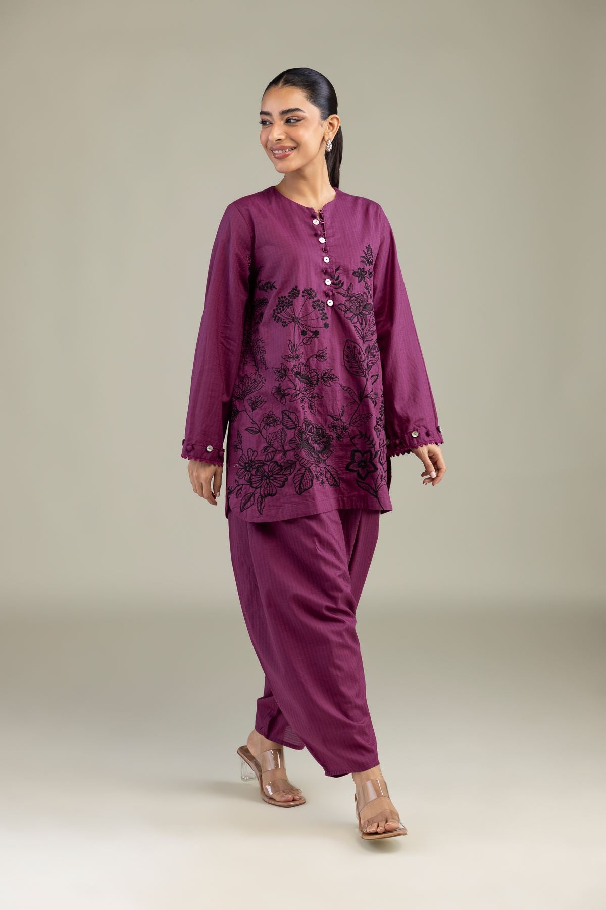Cotton Solid Pants