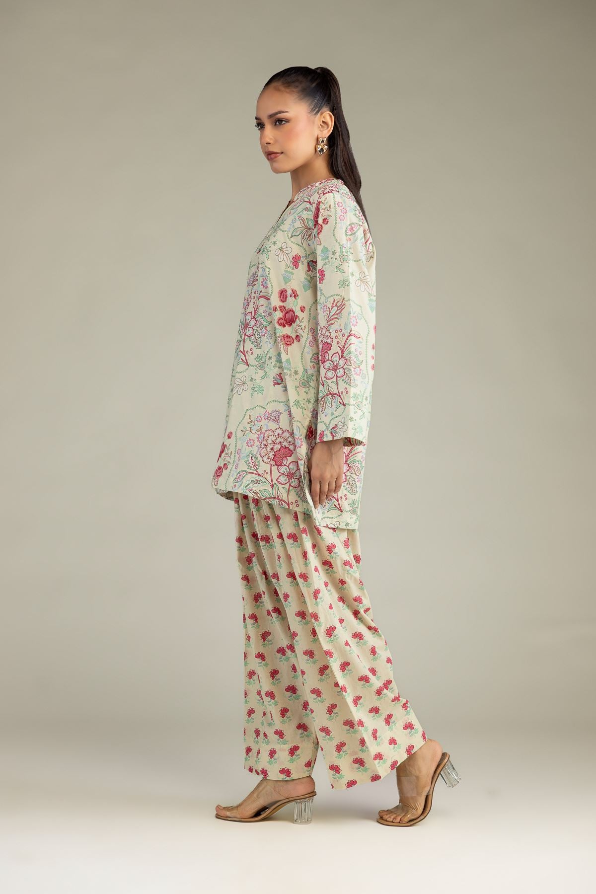 Floral Cambric Shalwar