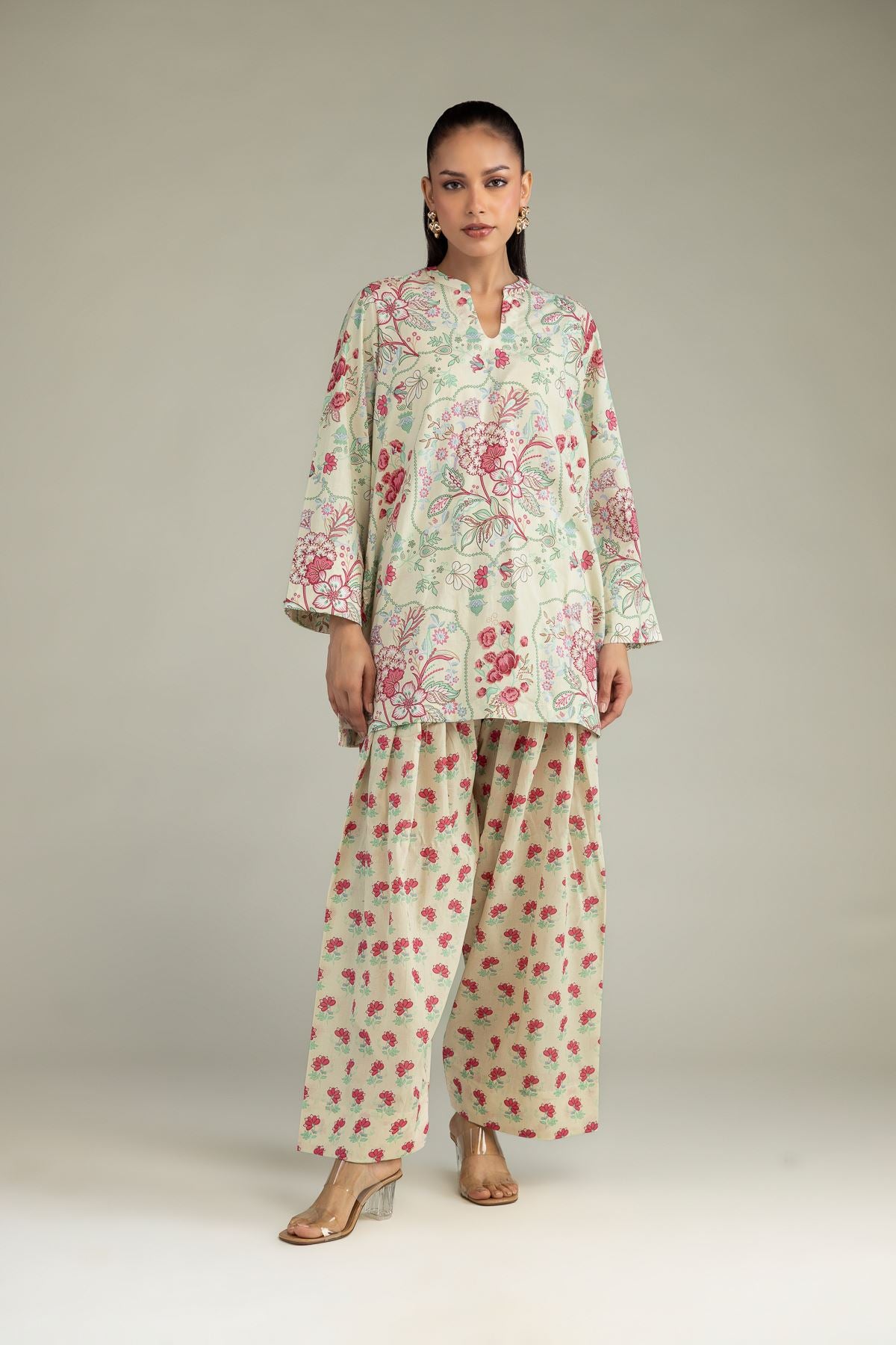 Floral Cambric Shalwar