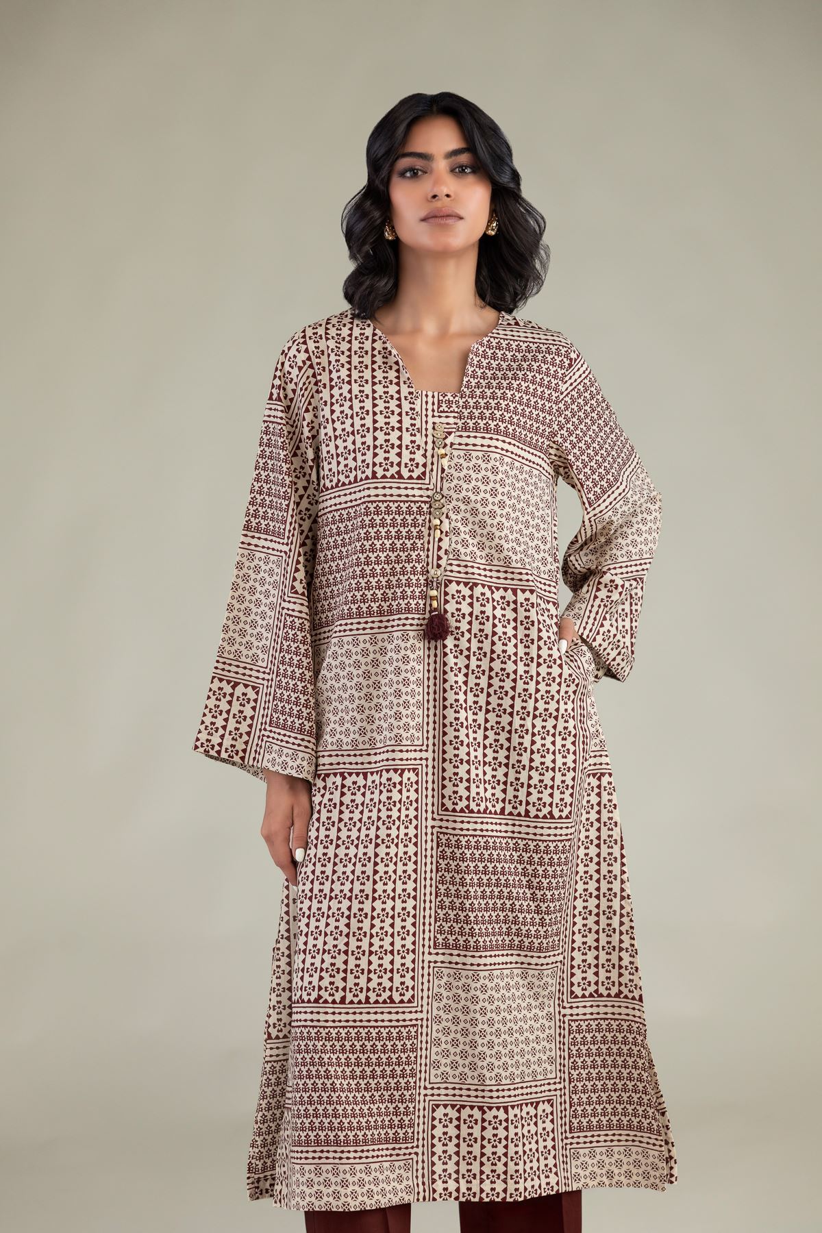 Cambric Longline Kurta