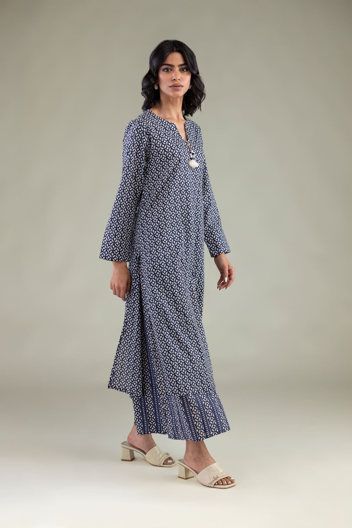 Printed Cambric Pants