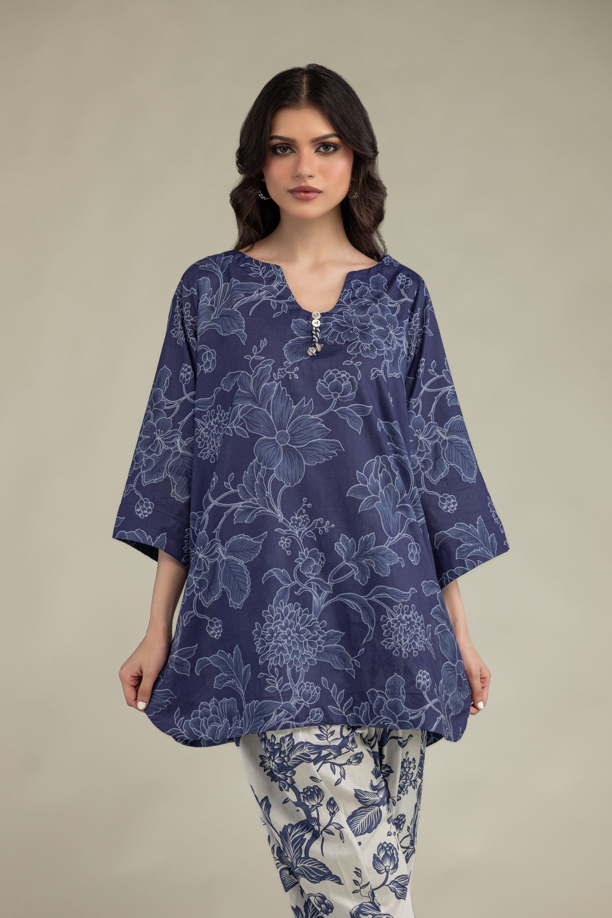 Floral Lawn Kurta