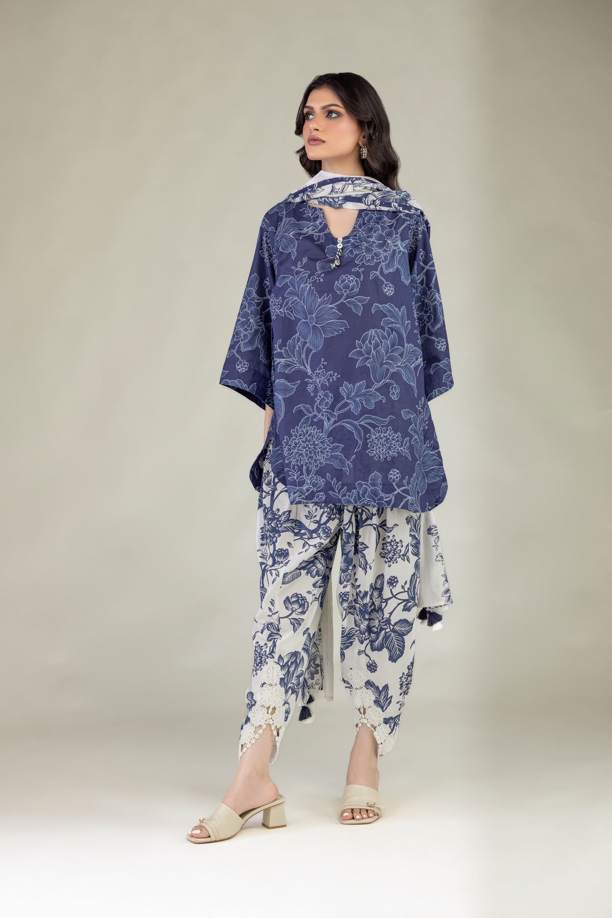 Floral Cambric Pants
