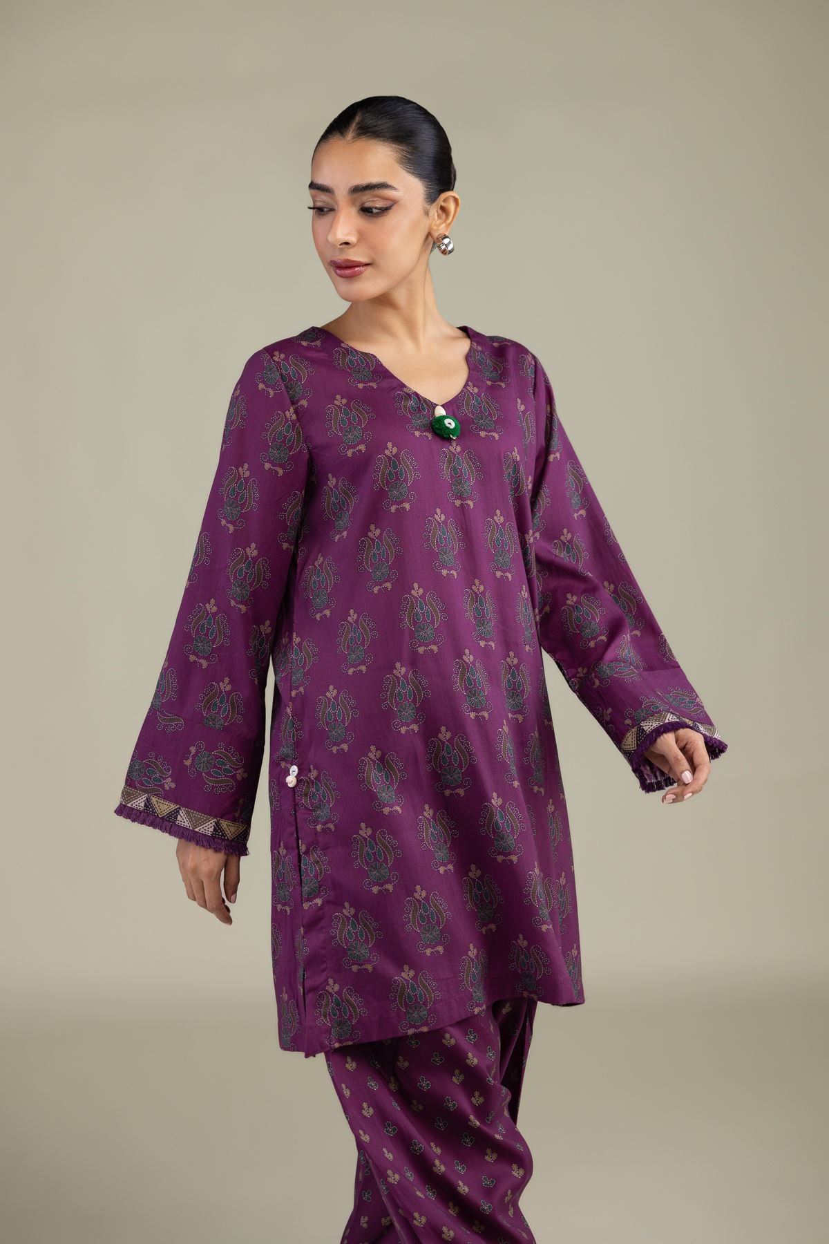 Short Printed Kurta
