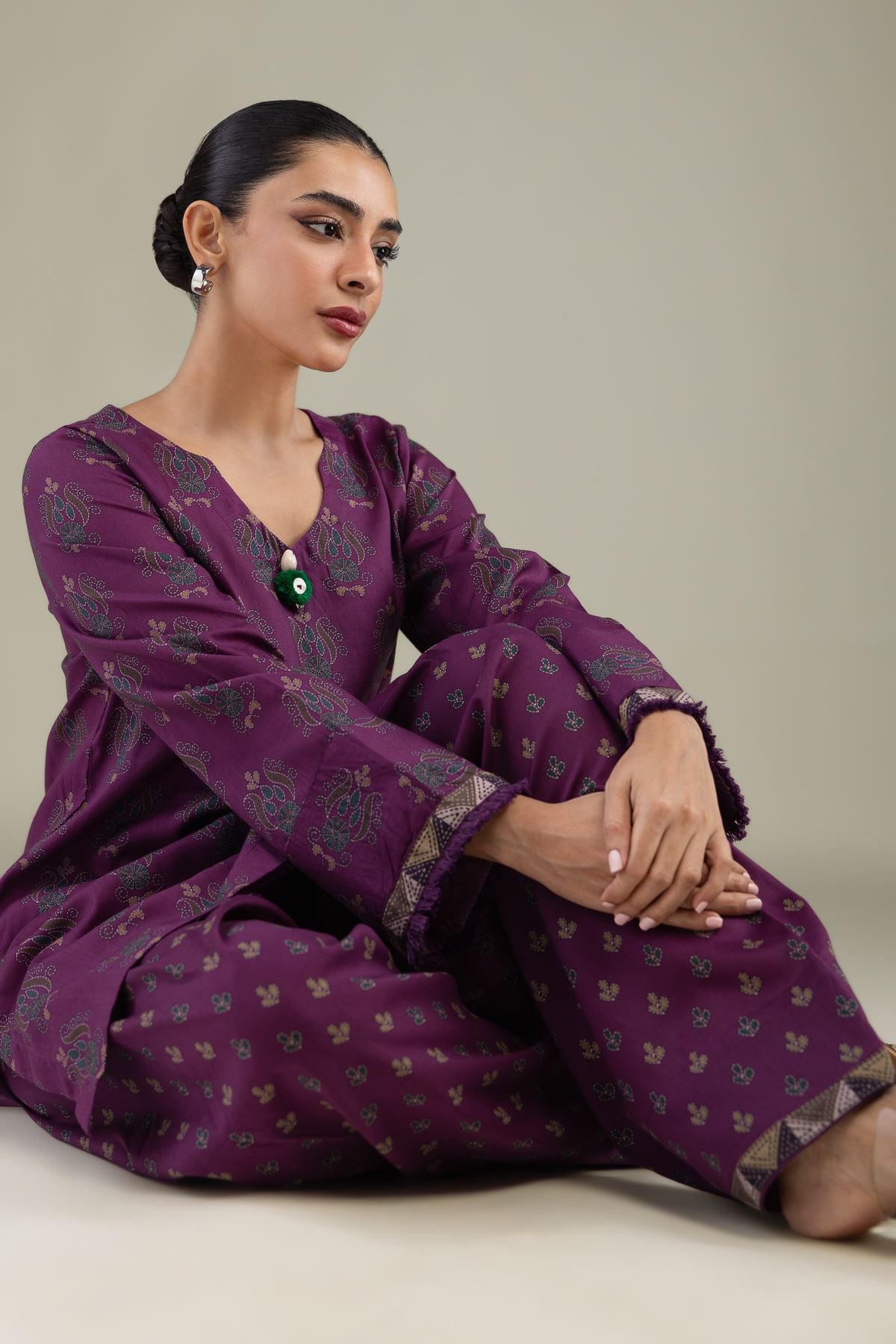 Short Printed Kurta