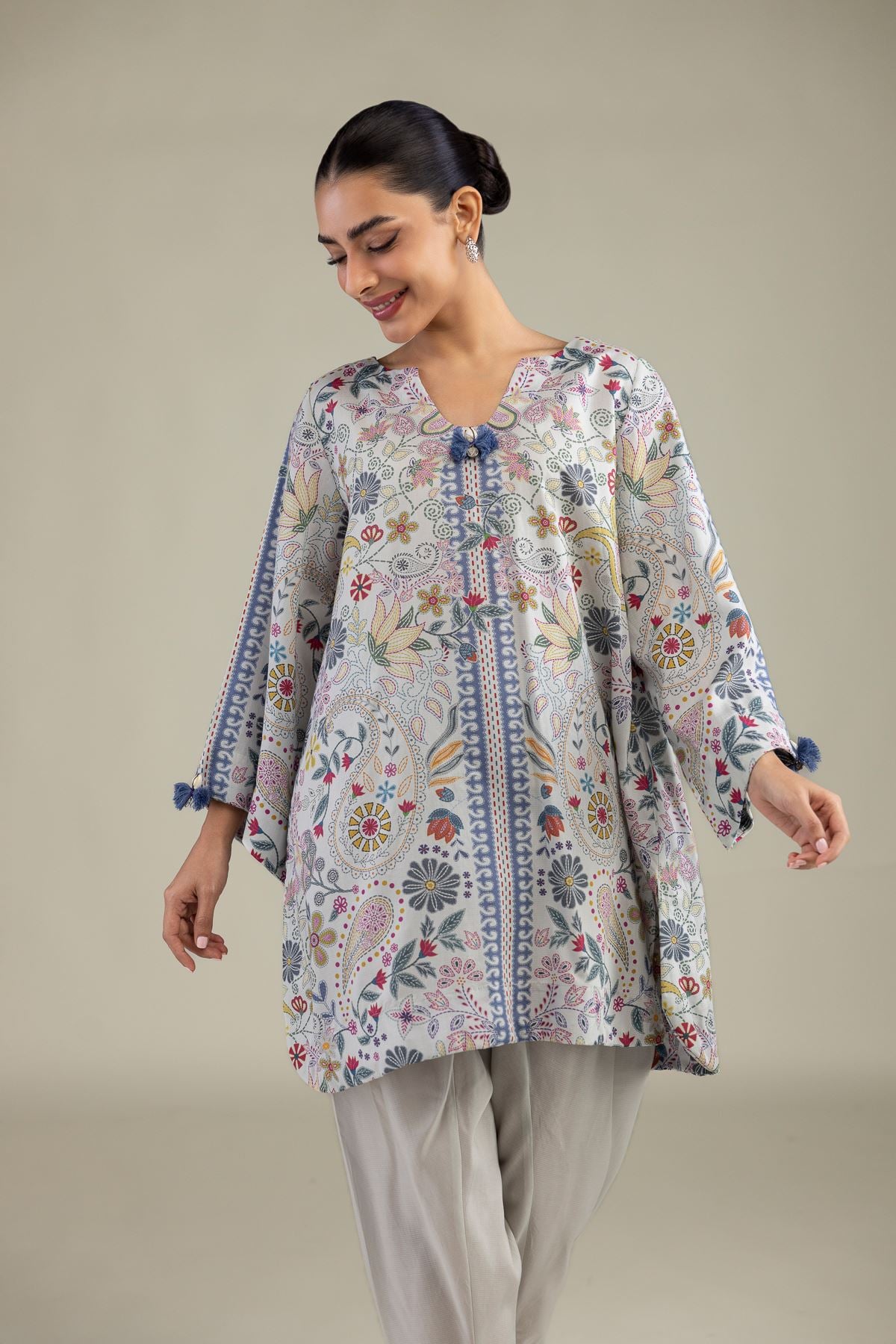 Printed Paisley Kurta