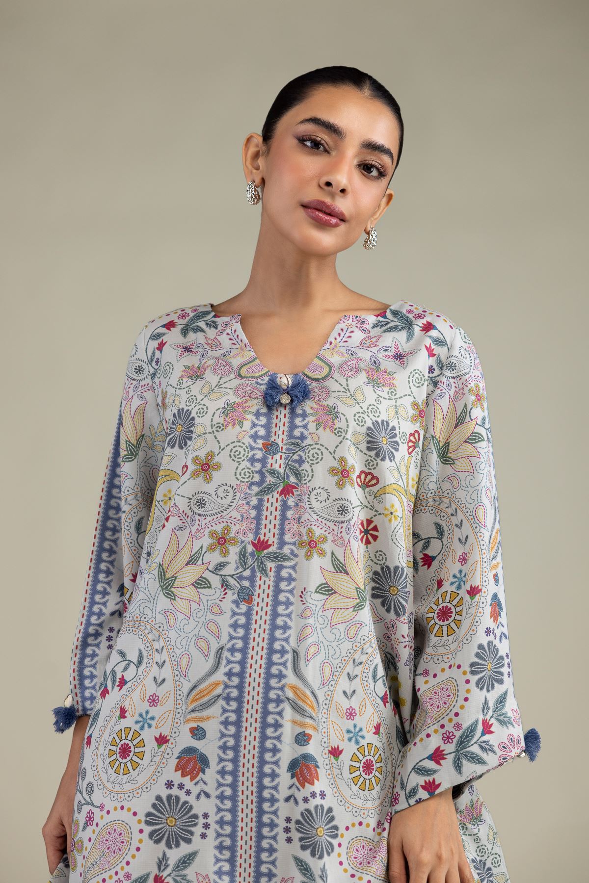 Printed Paisley Kurta