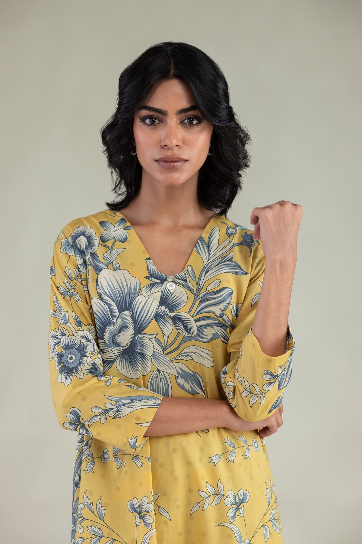 Floral Longline Kurta