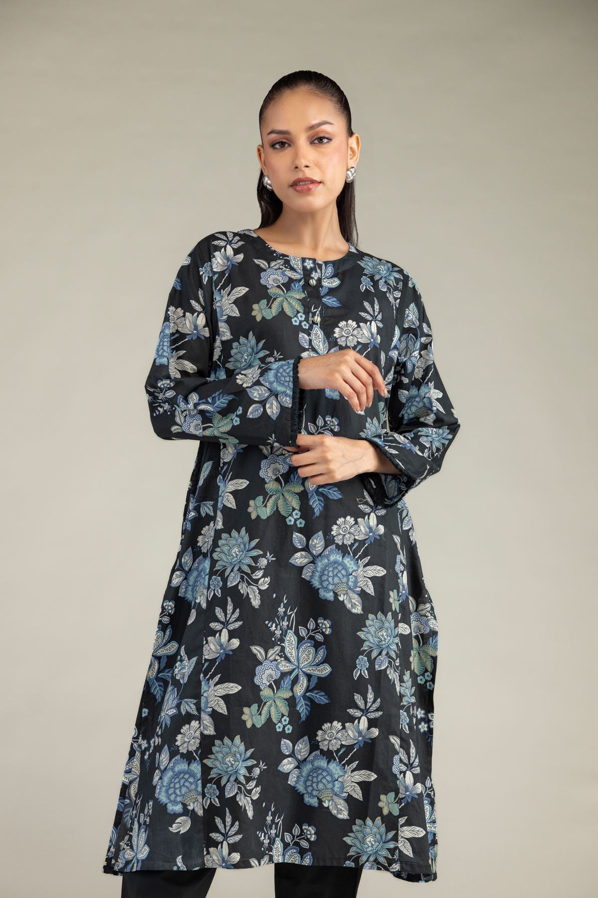 Floral Longline Kurta