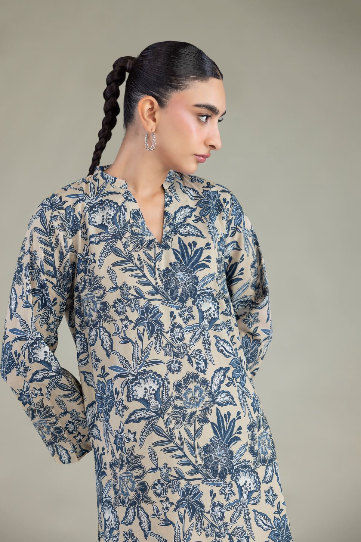 Cambric Longline Kurta