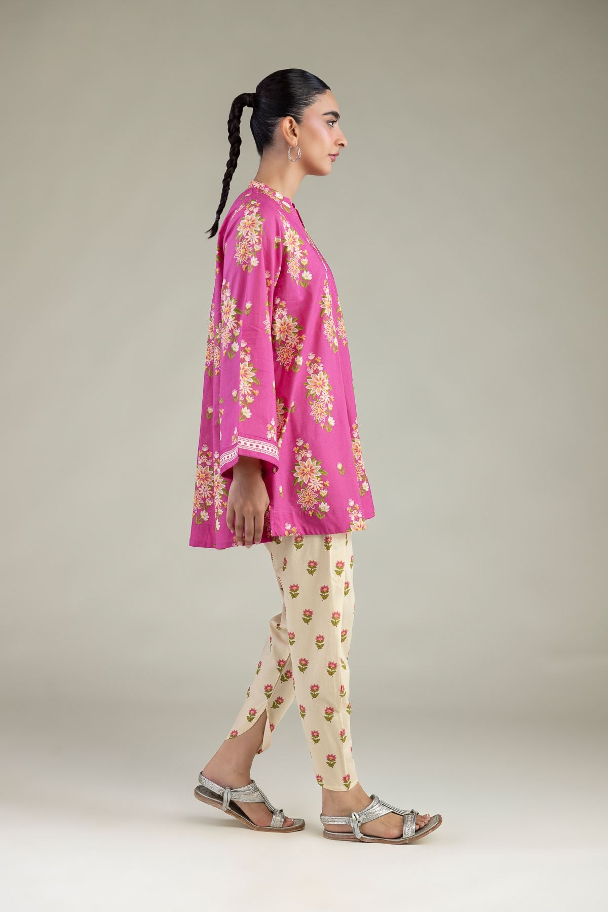 Floral Cambric Shalwar