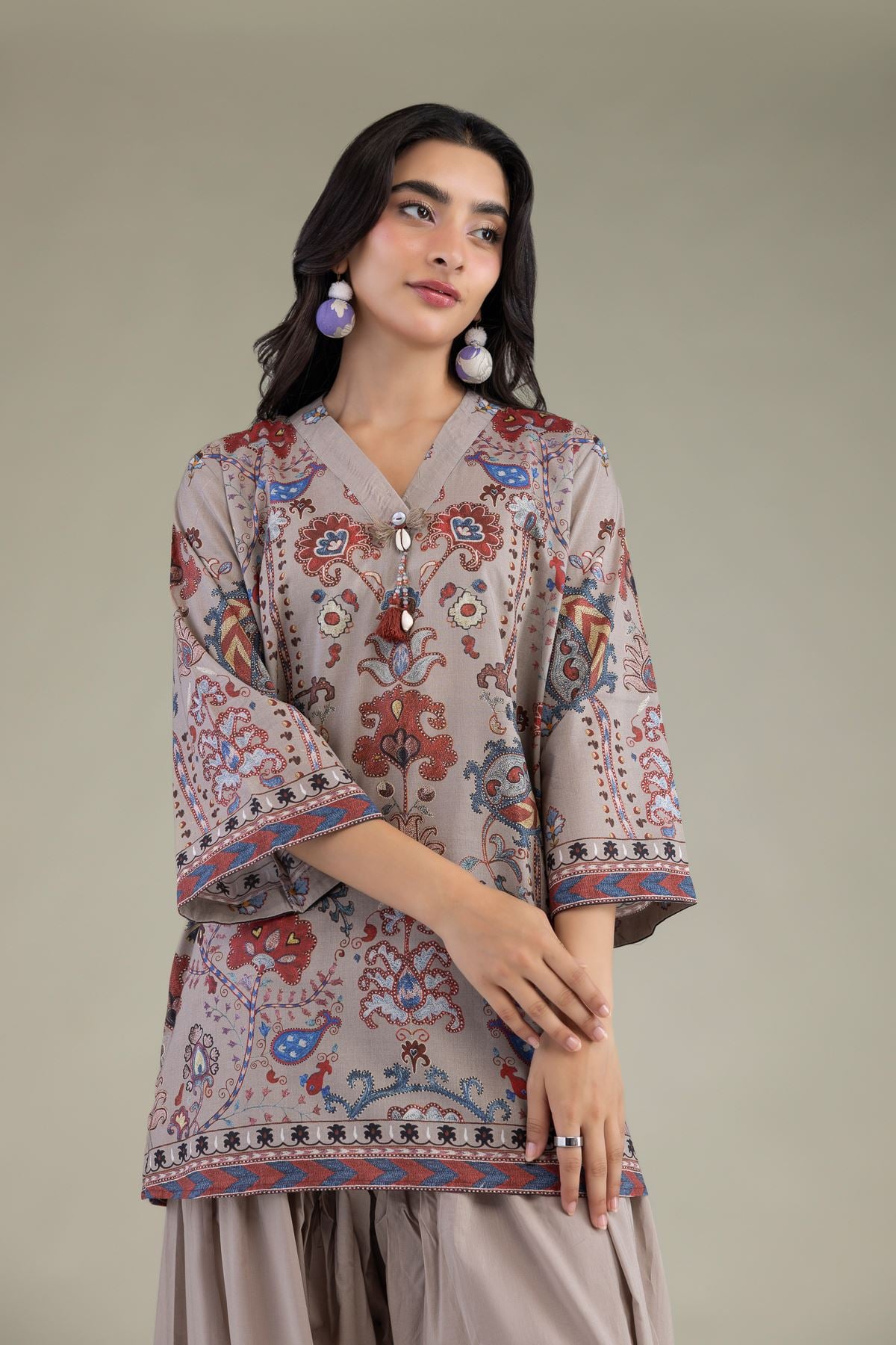 Printed Floral Kurta