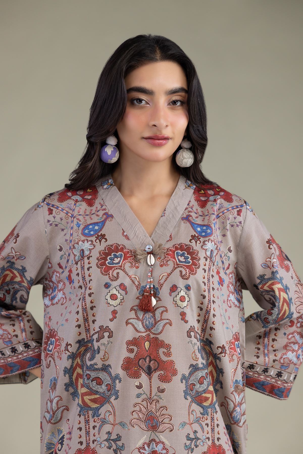 Printed Floral Kurta
