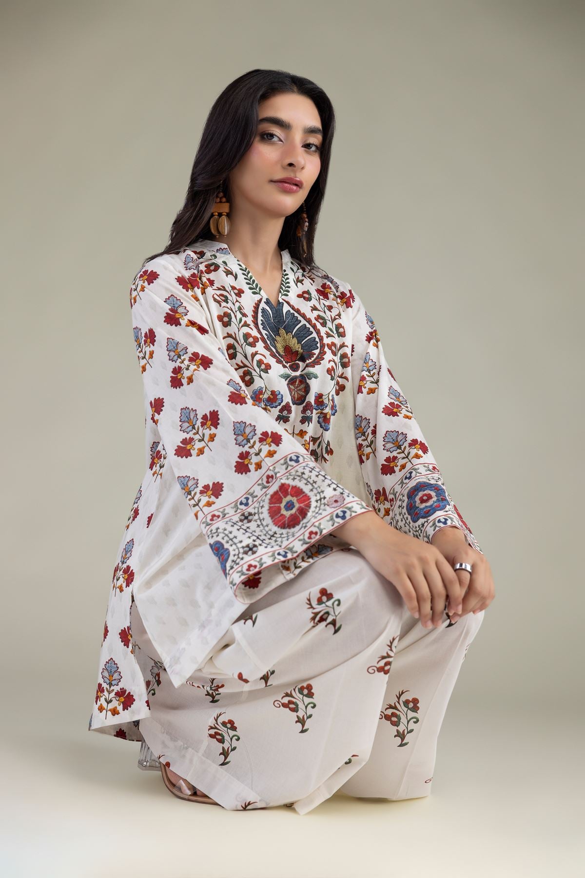 White Cambric Kurta
