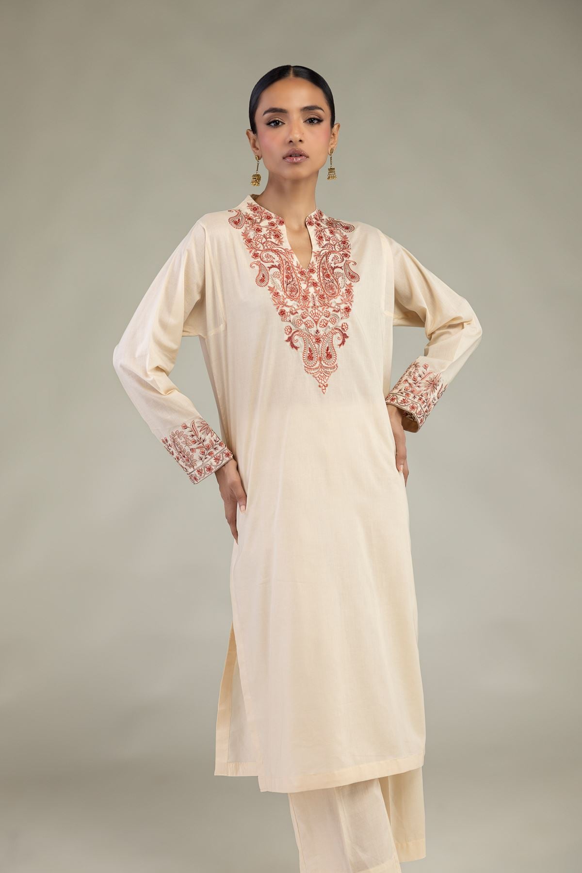 Long Cambric Kurta