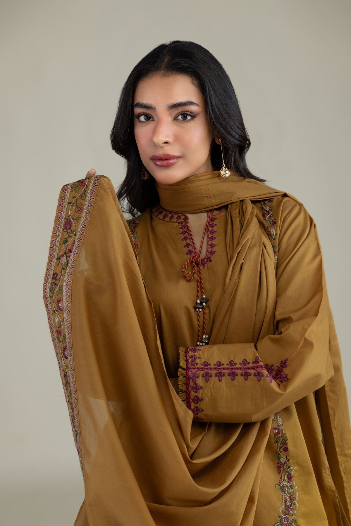 Floral Lawn Dupatta